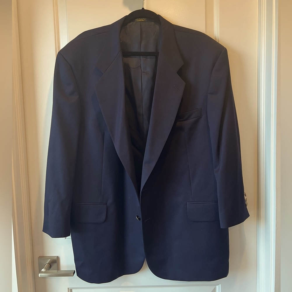 Oscar de la Renta Navy Blazer (50R)